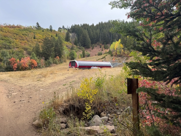 King Con lift surrounded by fall colors at Park City Mountain in Utah